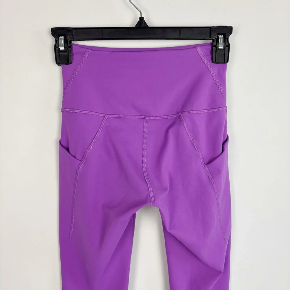 Lululemon Wunder Train High-Rise Tight with Pockets 25" Moonlit Magenta Size 4 - Picture 5 of 10